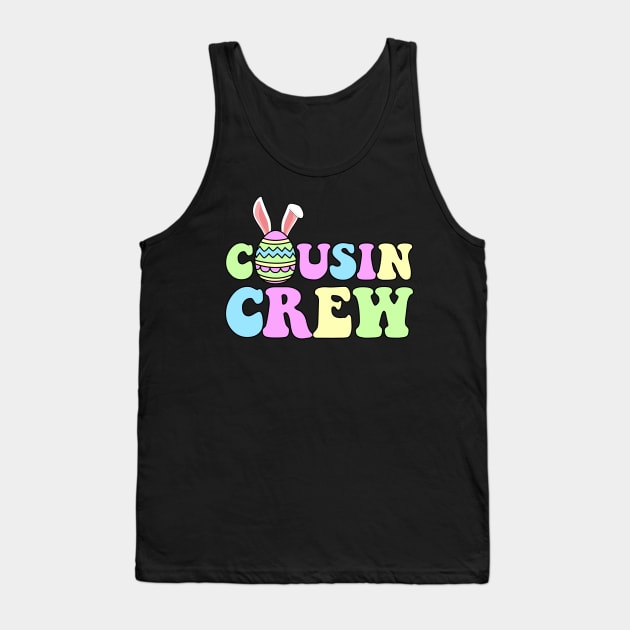 Easter Cousin Crew Family Matching Boys Girls Kids Toddlers Tank Top by artbooming